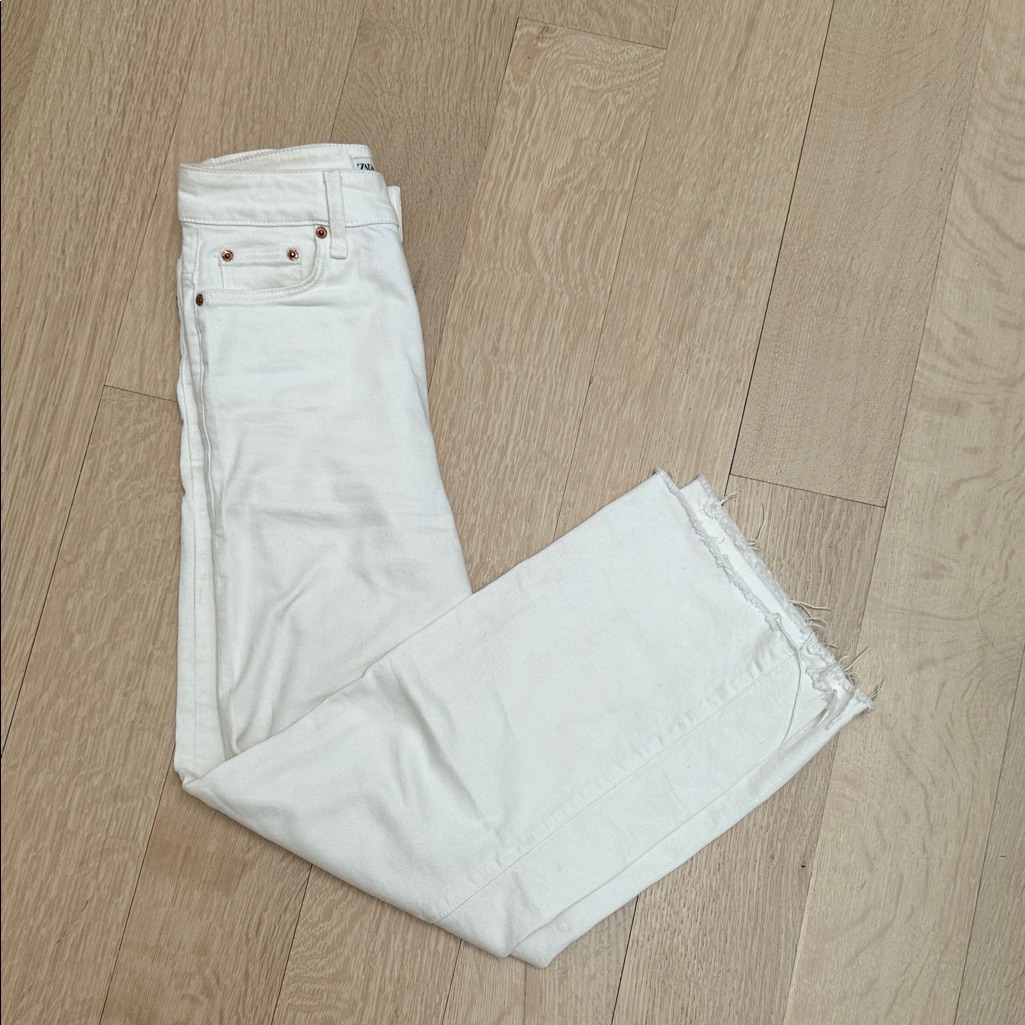 Zara White Women Jeans